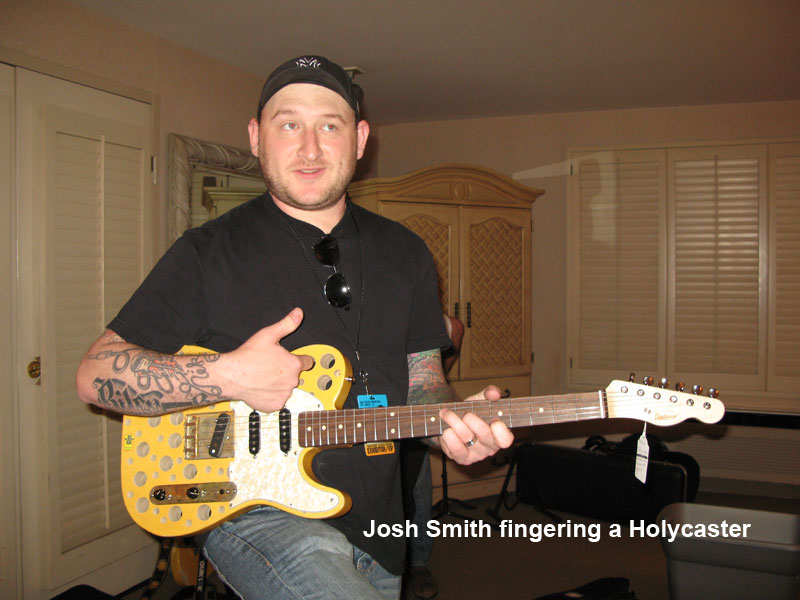 Josh Smith fingering a Holycaster